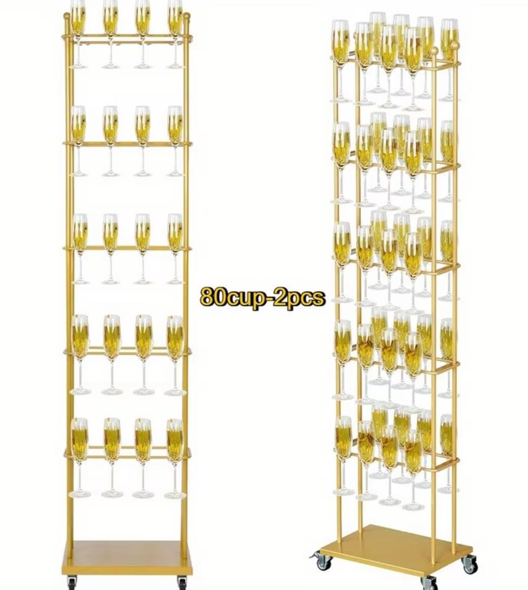 Mur à champagne 80 verres